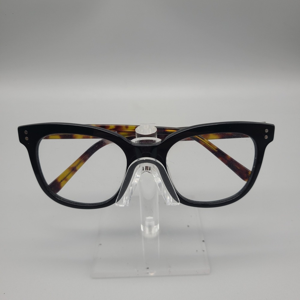Chelsea Morgan CM 202242 BK Black Tortoise Square Eyeglass Frames 52-20-140